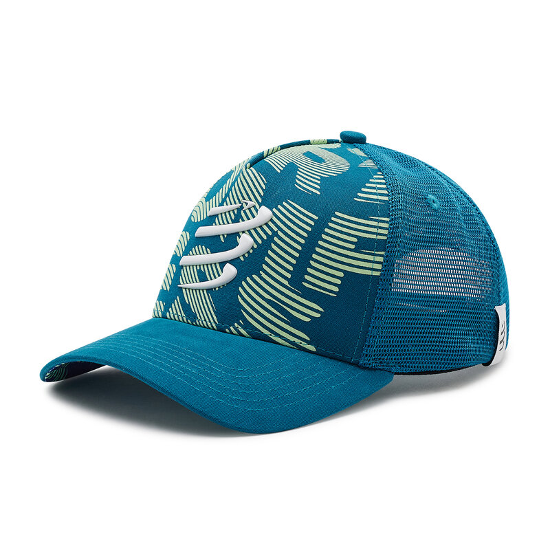 Cap Compressport CU00008B Fjord Blue 526 Caps Herren Mützen Mützen Textilien Zubehör