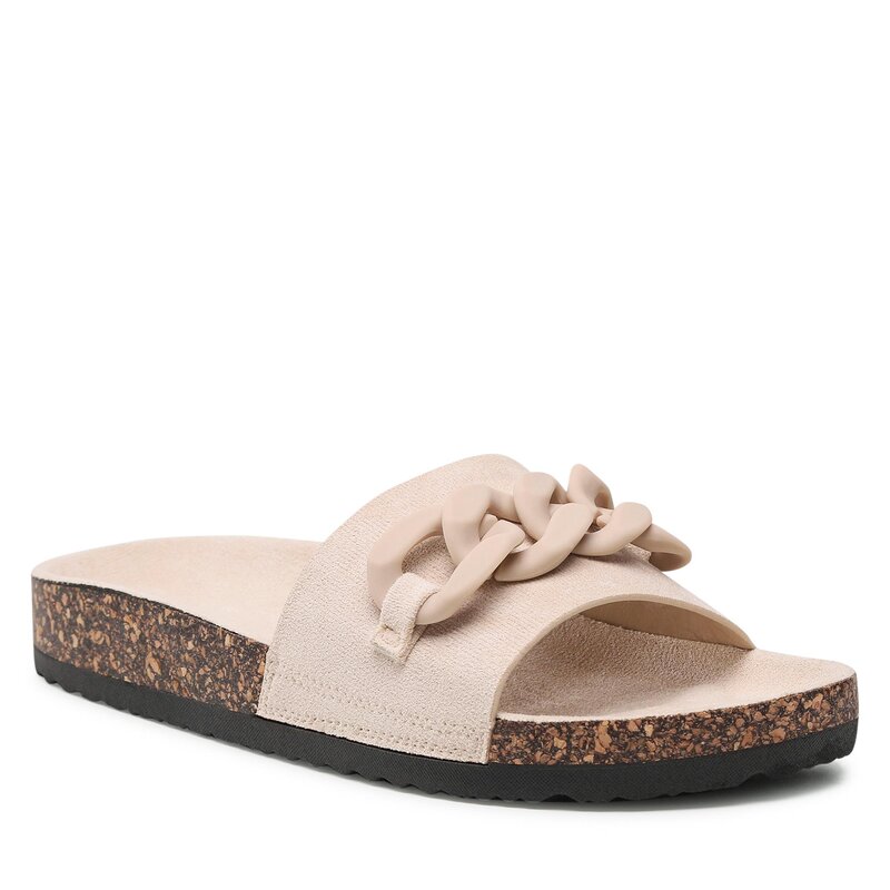 Pantoletten DeeZee WSLS19-20 Beige Alltägliche Pantoletten Pantoletten Pantoletten und Sandaletten Damenschuhe