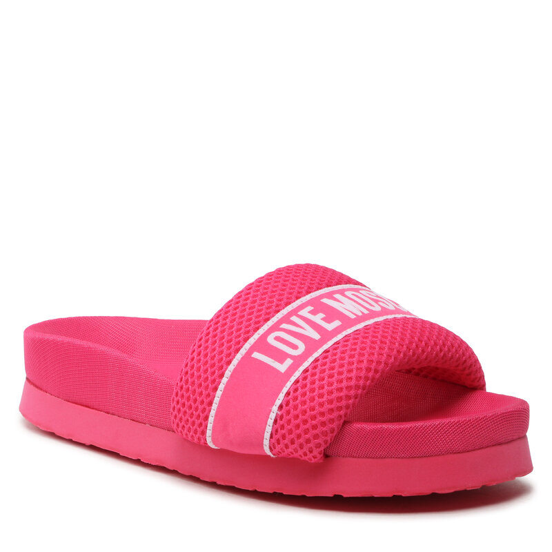 Pantoletten LOVE MOSCHINO JA28534G0GIP0604 Fuxia Alltägliche Pantoletten Pantoletten Pantoletten und Sandaletten Damenschuhe