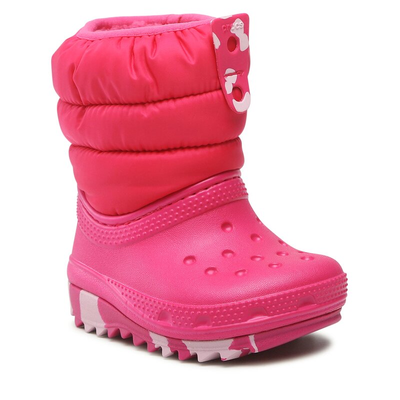 Schneeschuhe Crocs Classic Neo Puff Boot T 207683 Candy Pink Trekkingschuhe Stiefel und andere Mädchen Kinderschuhe