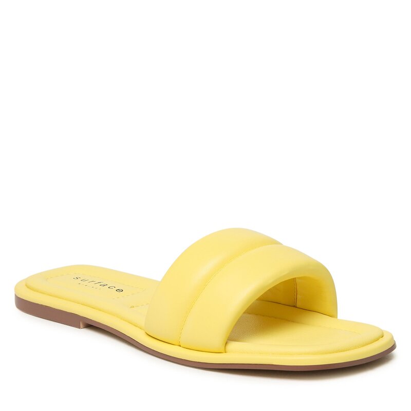 Pantoletten Surface Project Beach 2 Yellow Zehentrenner Pantoletten und Sandaletten Damenschuhe