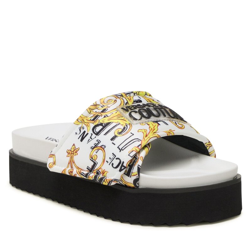 Pantoletten Versace Jeans Couture 74VA3SM4 ZS175 G03 Alltägliche Pantoletten Pantoletten Pantoletten und Sandaletten Damenschuhe