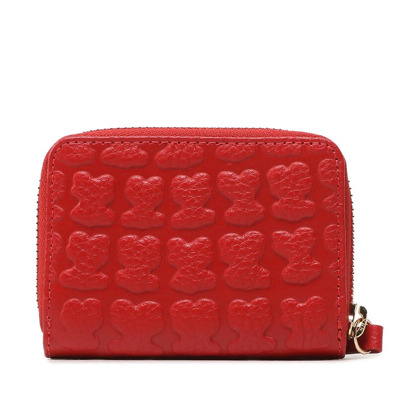 Kleine Damen Geldbörse TOUS Monedero M. Sherton 2001145117 Rojo Damen Geldbörsen Geldbörse Leder-Galanterie Zubehör AR10408