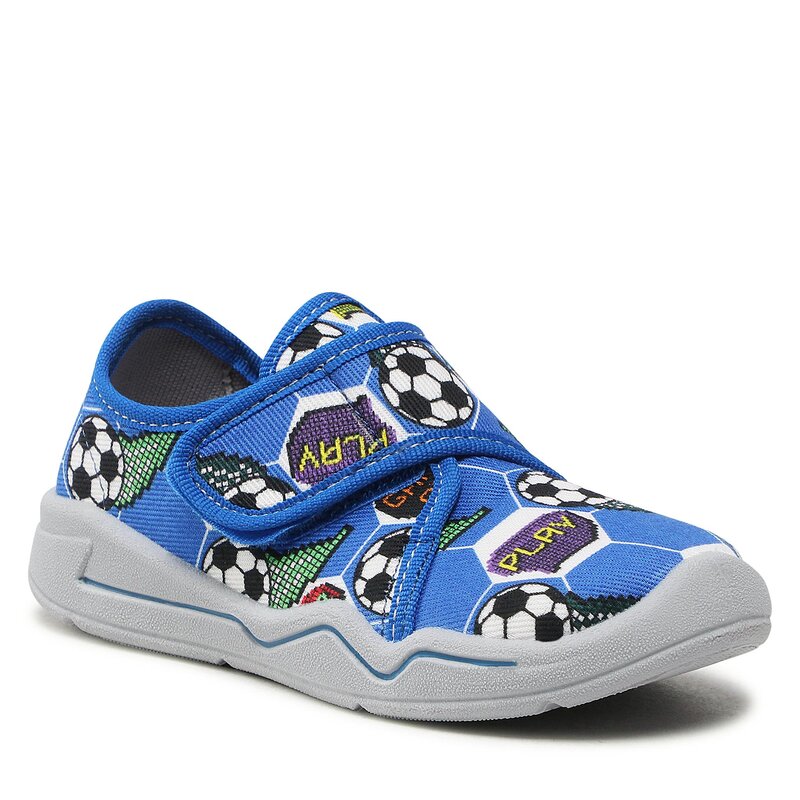 Hausschuhe Superfit 1-000299-8030 M Blau Hausschuhe Pantoletten und Sandaletten Jungen Kinderschuhe