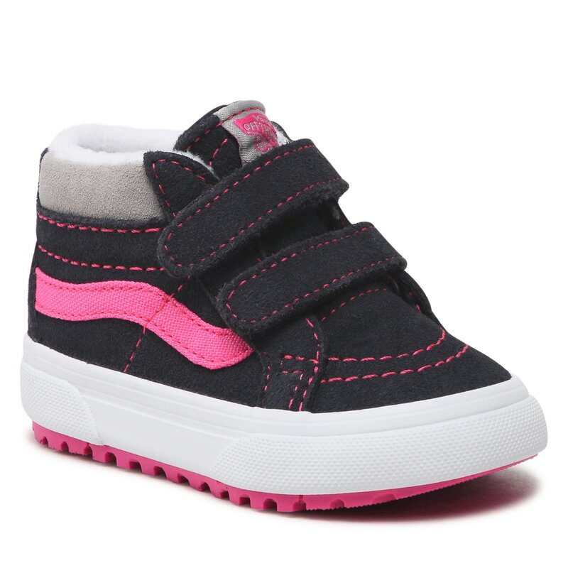 Sneakers Vans Sk8-Mid Reissue V VN0A5KRNYU71 Navy/Pink Glo Schnürschuhe Stiefel und andere Mädchen Kinderschuhe