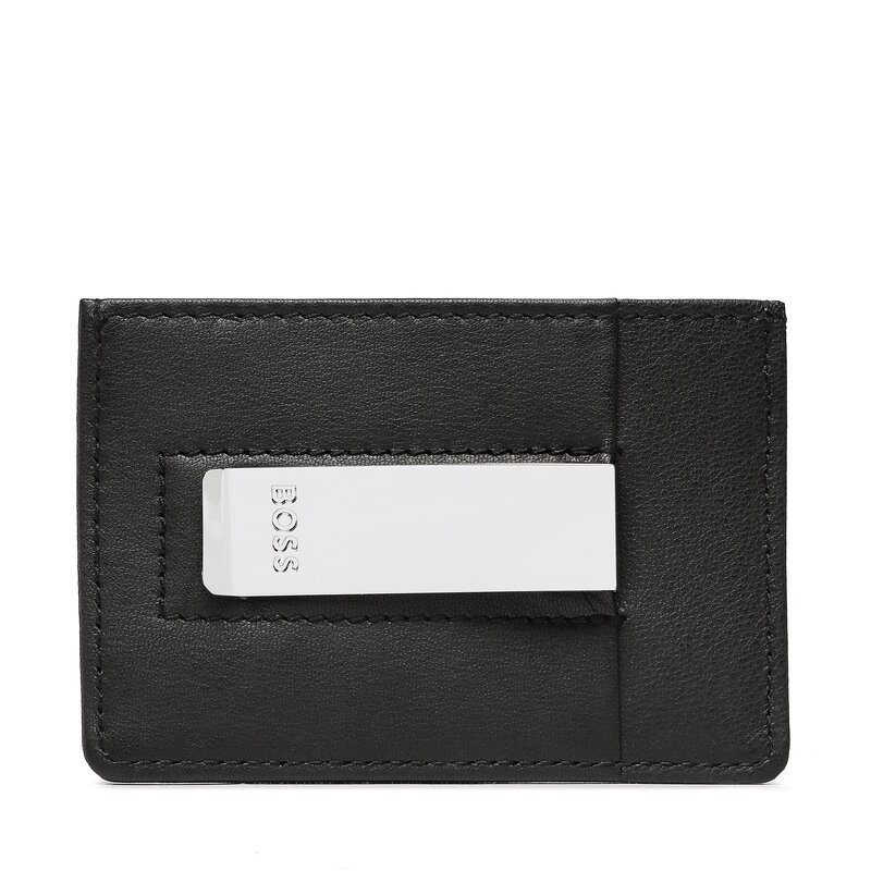 Kreditkartenetui Boss 50492473 Black 01 Kreditkarten-Etui Etuis Leder-Galanterie Zubehör PU12319
