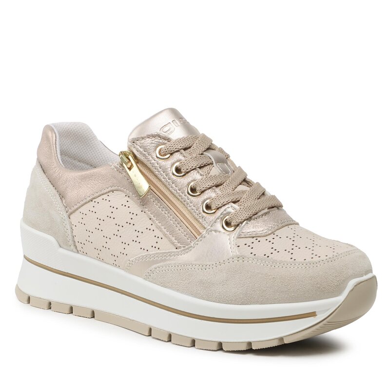 Sneakers IGI&CO 3660355 Beige Sneakers Halbschuhe Damenschuhe