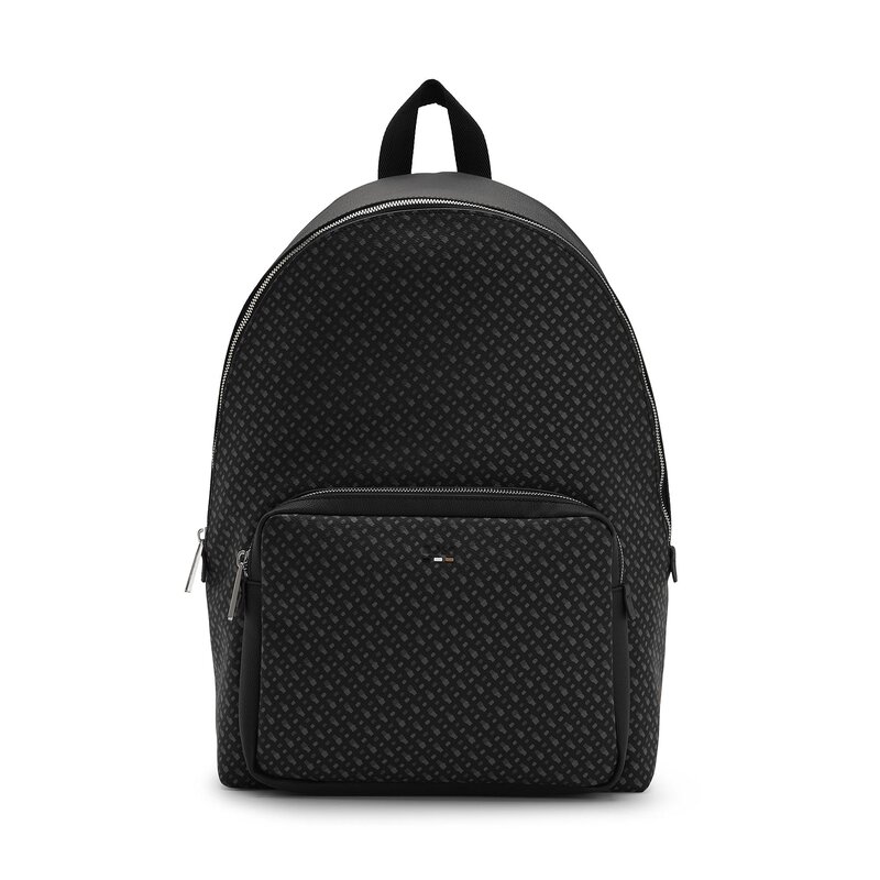 Rucksack Boss 50492008 Black 01 Notebook Tasche Leder-Galanterie Zubehör
