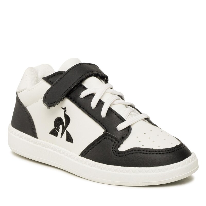 Sneakers Le Coq Sportif Breakpoint Ps Sport 2310254 Optical White/Black Klettverschluss Halbschuhe Jungen Kinderschuhe