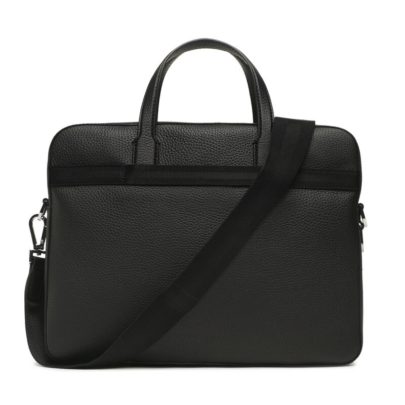 Laptoptasche Boss 50491365 Black 01 Notebook Tasche Leder-Galanterie Zubehör PU11049