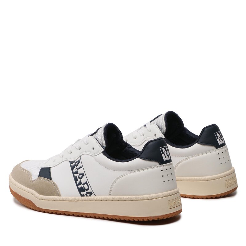 Sneakers Napapijri Courtis NP0A4HL3 White/Navy 01A Sneakers Halbschuhe Herrenschuhe