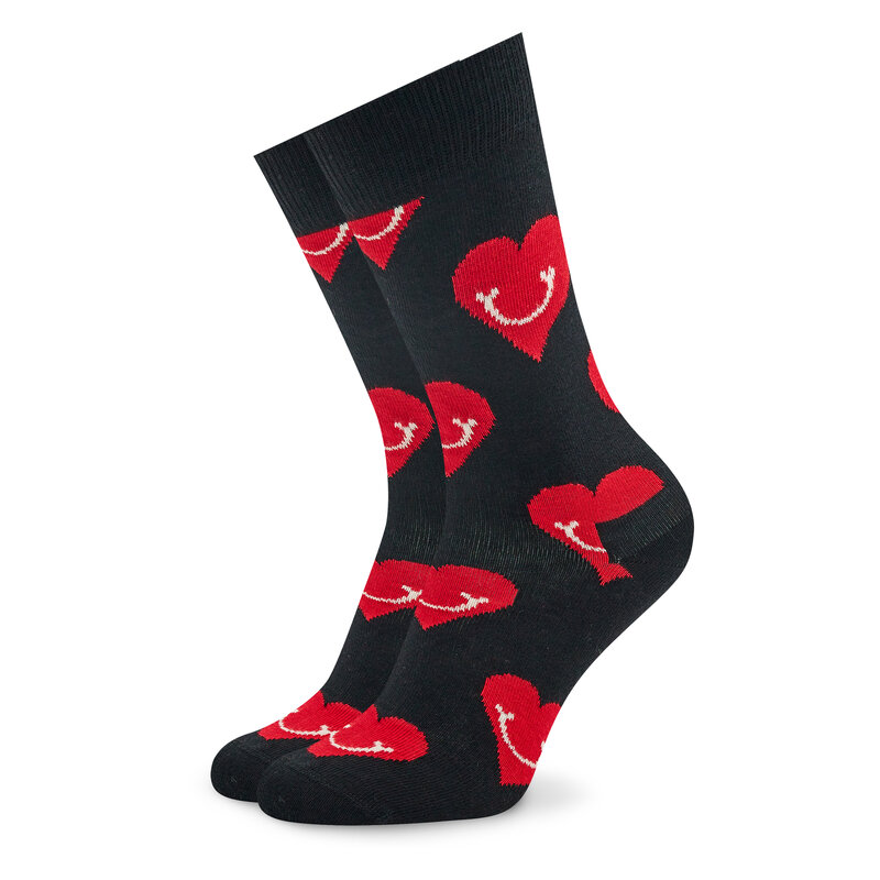 Hohe Unisex-Socken Happy Socks SMH01-9300 Schwarz Hohe Damen Socken Textilien Zubehör