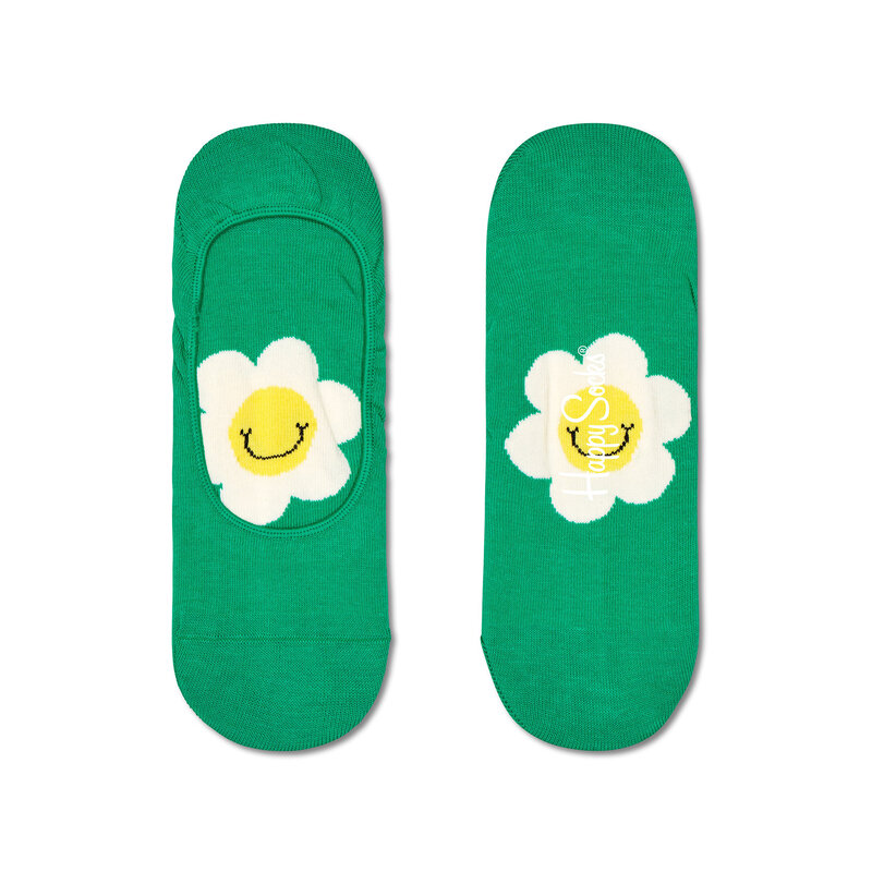 Unisex-Sneakersocken Happy Socks SMD06-7303 Grün Knöchelsocken Damen Socken Textilien Zubehör