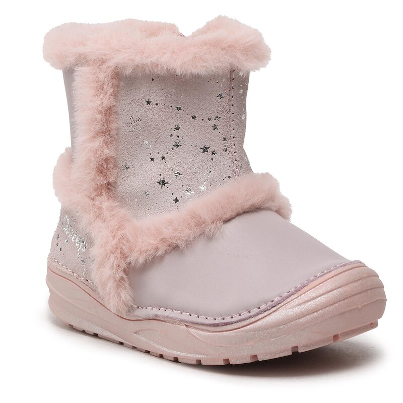 Stiefel DD Step W071-189 Baby Pink Stiefel Stiefel und andere Mädchen Kinderschuhe