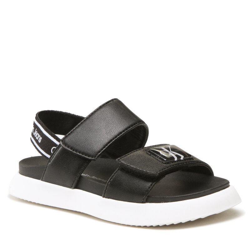 Sandalen Calvin Klein Jeans Velcro Sandal V3A2-80508-1013 Black 999 Sandalen Pantoletten und Sandaletten Mädchen Kinderschuhe