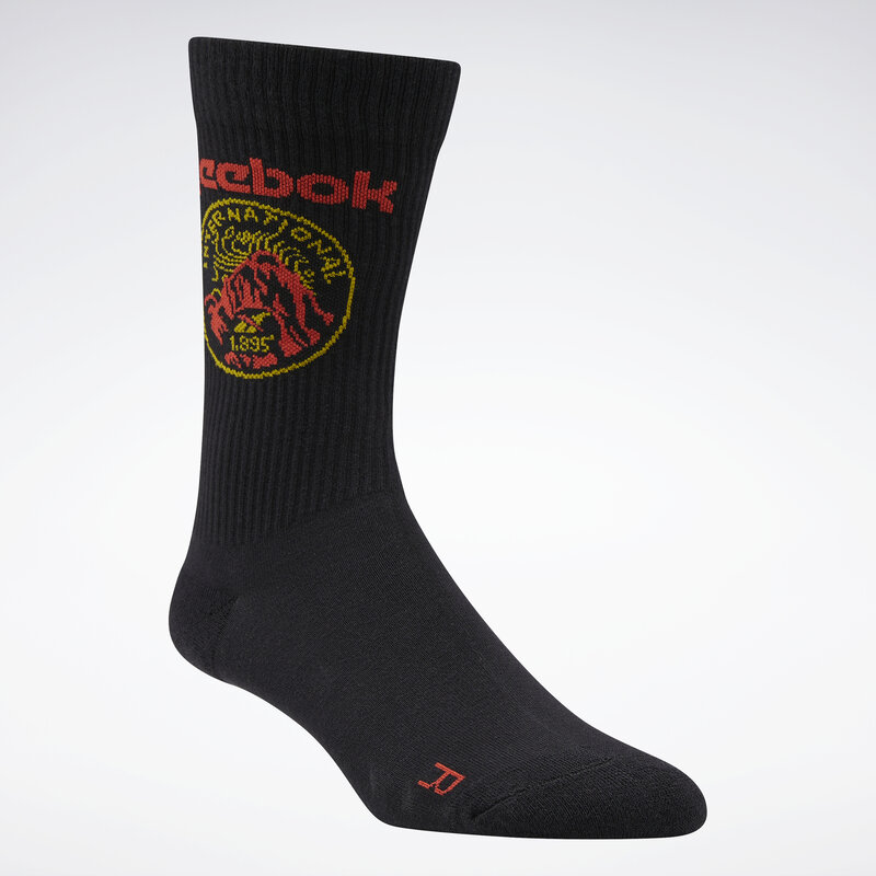Hohe Unisex-Socken Reebok Classics Camping Socks HC4371 black Damen Socken Textilien Zubehör