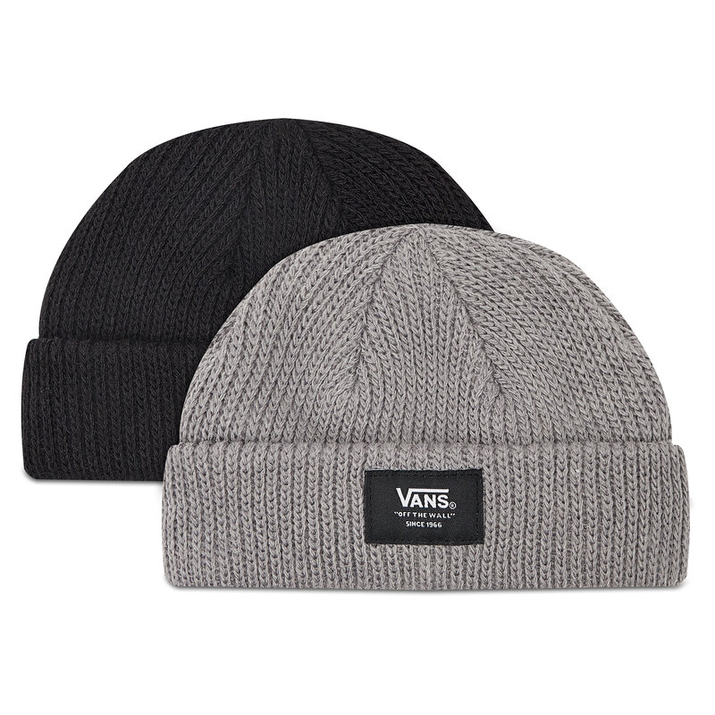 2er-Set Mützen Vans Little Grom VN0A7PUABLK1 Black Wintermützen Kinder Mützen Textilien Zubehör