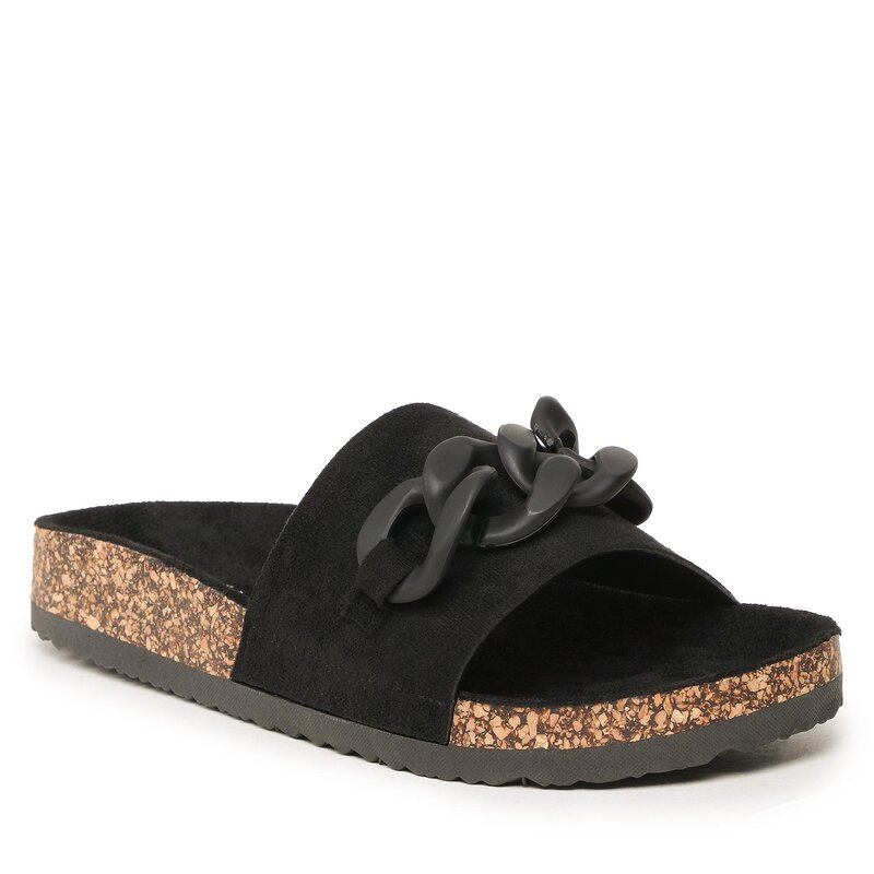 Pantoletten DeeZee WSLS19-20 Black Alltägliche Pantoletten Pantoletten Pantoletten und Sandaletten Damenschuhe