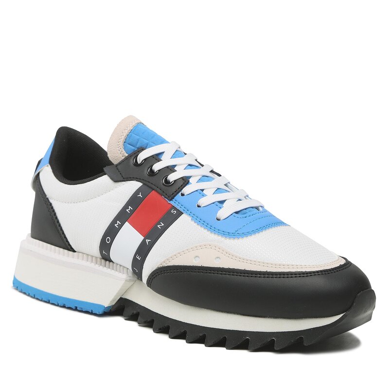 Sneakers Tommy Jeans Track Cleat EM0EM01083 Mesmerizing Blue C4H Sneakers Halbschuhe Herrenschuhe