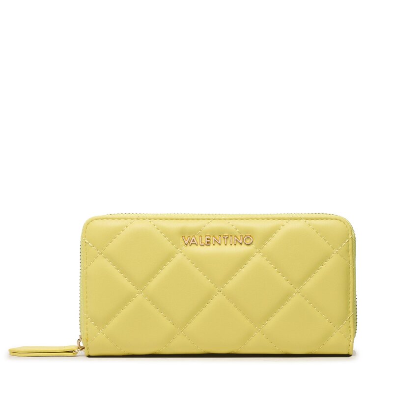 Große Damen Geldbörse Valentino Ocarina VPS3KK155 Lime Damen Geldbörsen Geldbörse Leder-Galanterie Zubehör