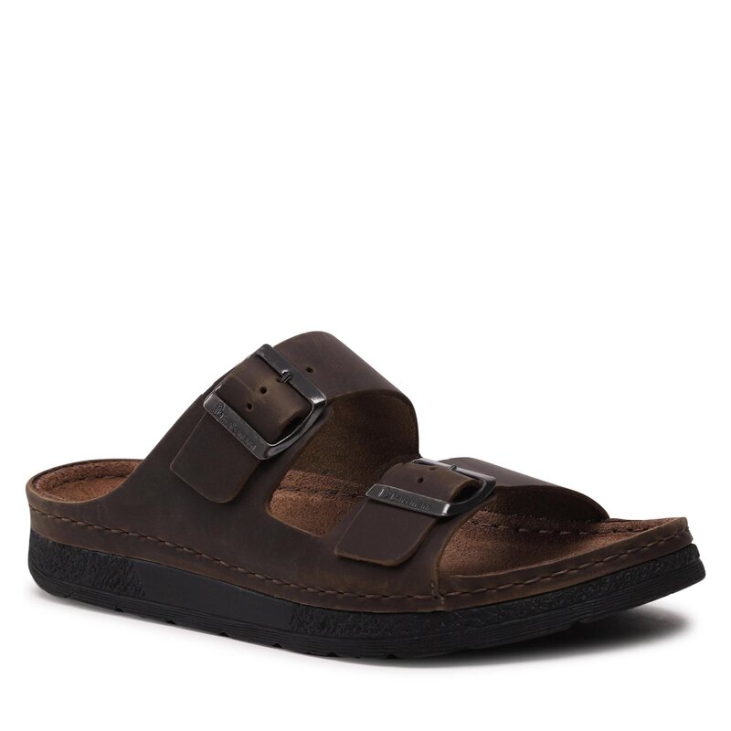 Pantoletten Berkemann Adam 01950 Oliv 405 Pantoletten Pantoletten und Sandaletten Herrenschuhe