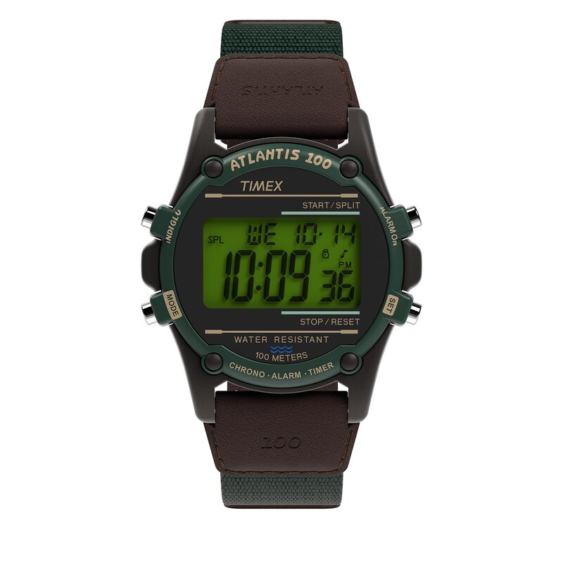 Uhr Timex Atlantis TW2V44300 Brown/Green Herren Uhren Zubehör