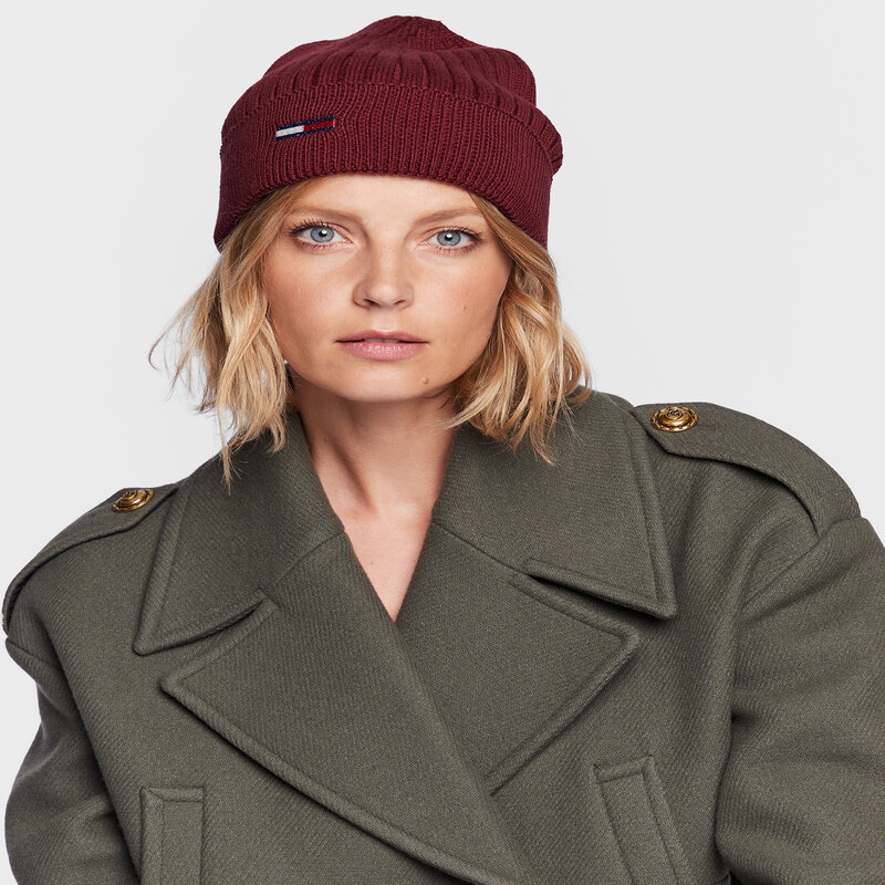Mütze Tommy Jeans AW0AW12628 VLP Wintermützen Damen Mützen Mützen Textilien Zubehör
