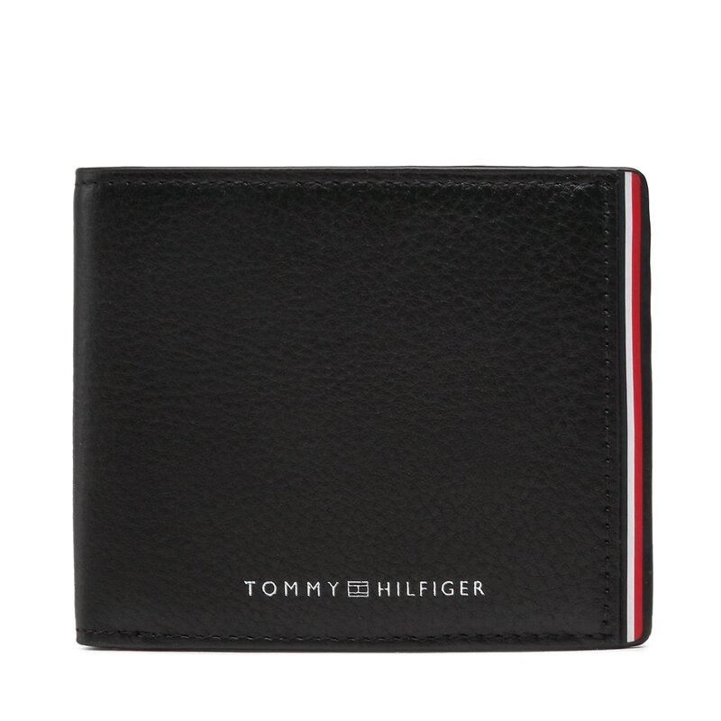 Große Herren Geldbörse Tommy Hilfiger Th Corporate Mini Cc Wallet AM0AM10968 BDS Herren Geldbörsen Geldbörse Leder-Galanterie Zubehör