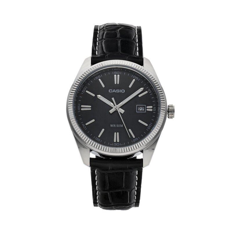 Uhr Casio MTP-1302L -1AVEF Black/Silver Herren Uhren Zubehör