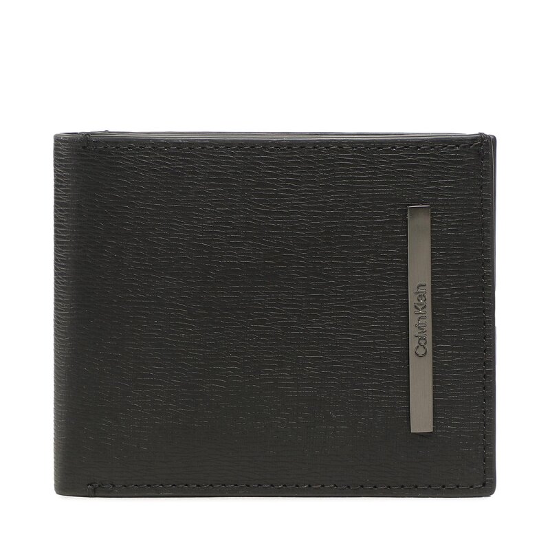 Große Herren Geldbörse Calvin Klein Modern Metal Bifold 5Cc W/Coin K50K510612 BAX Herren Geldbörsen Geldbörse Leder-Galanterie Zubehör