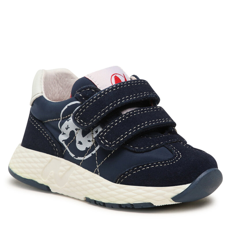 Sneakers Naturino Jesko Vl. 0012015885.01.1C49 M Navy/White Klettverschluss Halbschuhe Jungen Kinderschuhe
