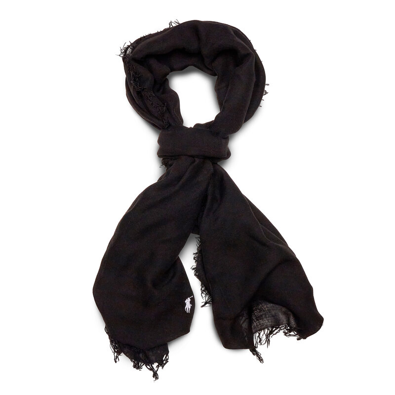 Schal Polo Ralph Lauren 455909244001 Black Schals Textilien Zubehör