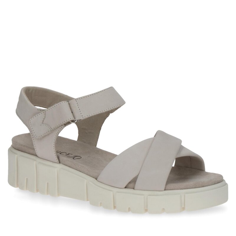 Sandalen Caprice 9-28258-20 Snow Nubuc 125 Alltägliche Sandalen Sandalen Pantoletten und Sandaletten Damenschuhe