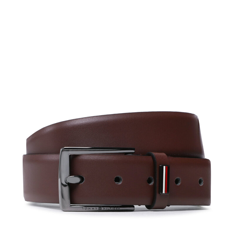 Herrengürtel Tommy Hilfiger Business 3.5 AM0AM10854 GT8 Herrengürtel Gürtel Leder-Galanterie Zubehör