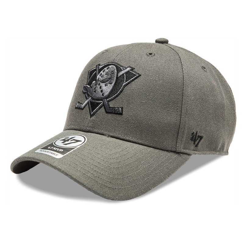 Cap 47 Brand NHL Anaheim Ducks '47 MVP SNAPBACK H-MVPSP25WBP-CCA Charcoal Caps Damen Mützen Mützen Textilien Zubehör