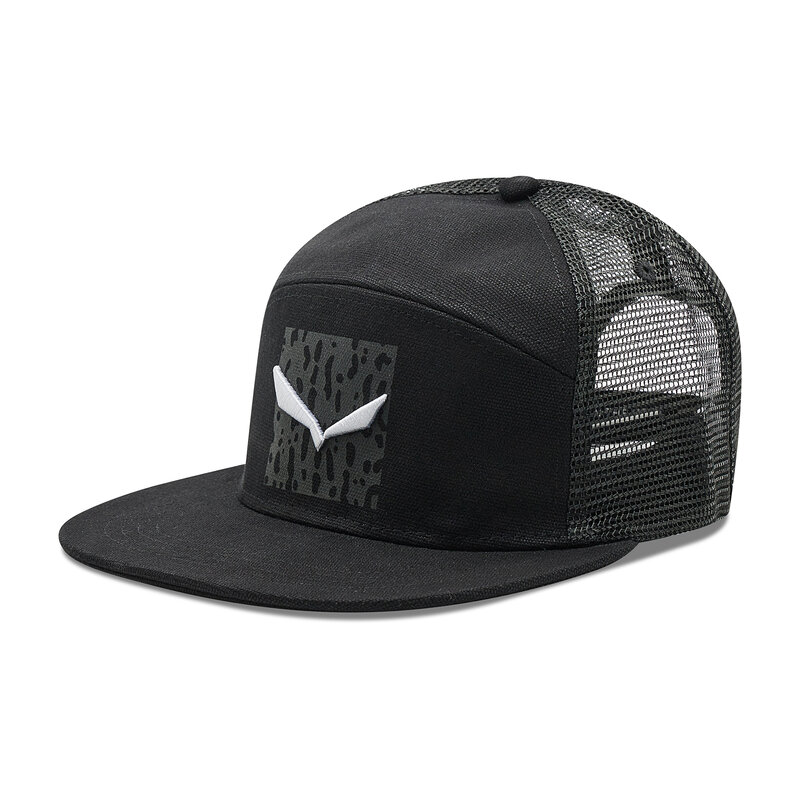 Cap Salewa Pure Salamander Logo 28420 Black Out 0910 Caps Herren Mützen Mützen Textilien Zubehör