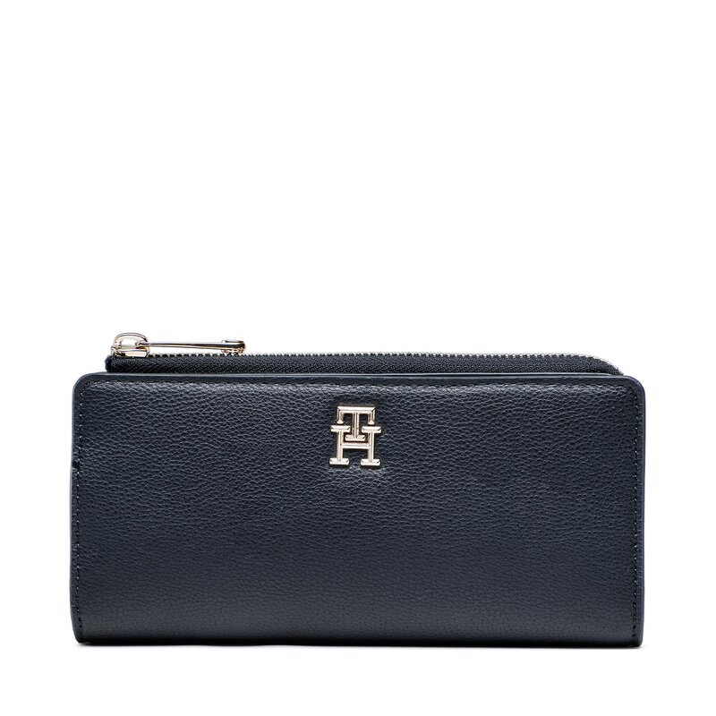 Große Damen Geldbörse Tommy Hilfiger Life Large Za AW0AW14643 DW6 Damen Geldbörsen Geldbörse Leder-Galanterie Zubehör