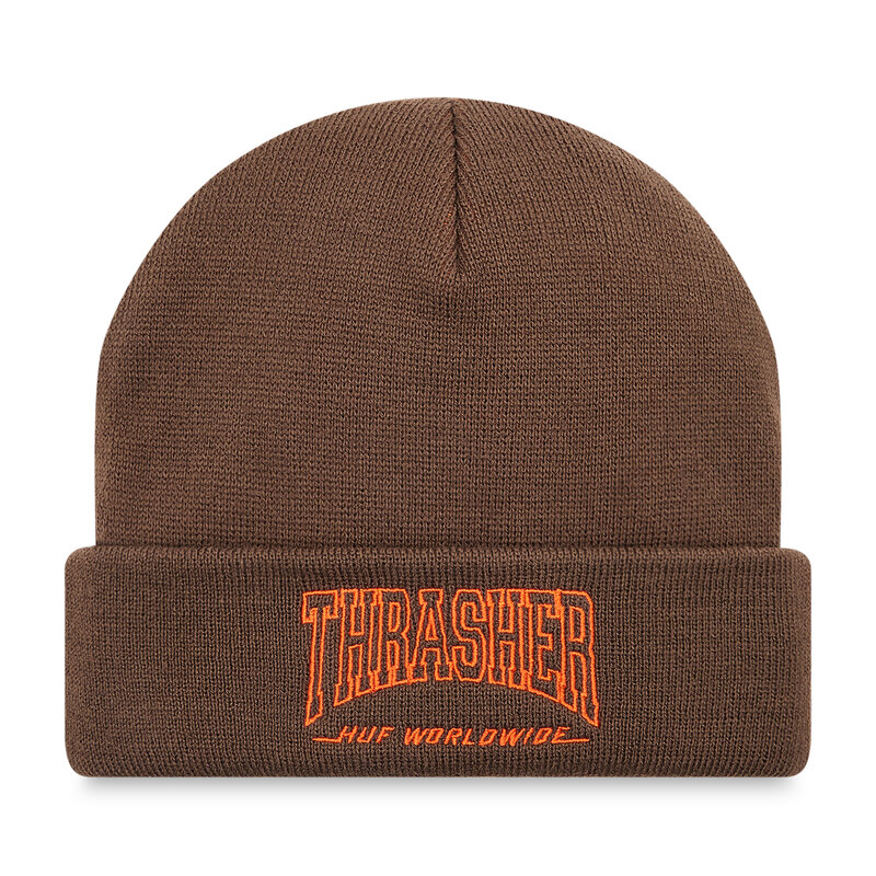 Mütze HUF Field Crew Beanie BN00133 Chocolate Wintermützen Herren Mützen Mützen Textilien Zubehör