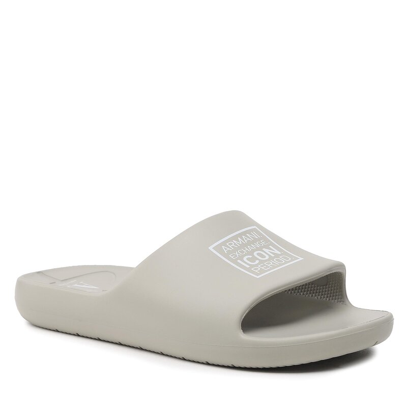 Pantoletten Armani Exchange XUP012 XV675 00252 Fog Pantoletten Pantoletten und Sandaletten Herrenschuhe