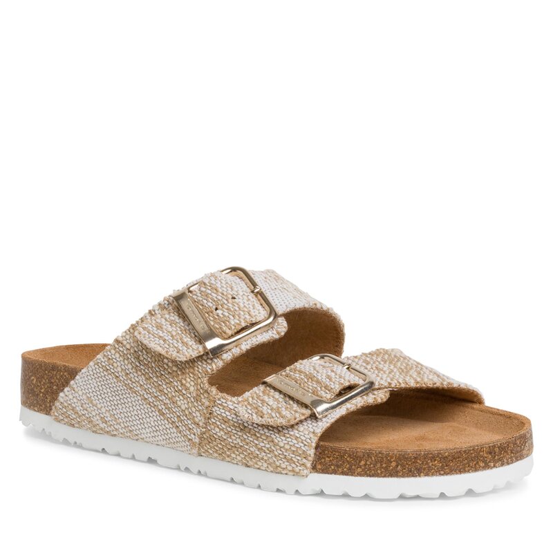 Pantoletten Tamaris 1-27533-20 Jute White 108 Alltägliche Pantoletten Pantoletten Pantoletten und Sandaletten Damenschuhe