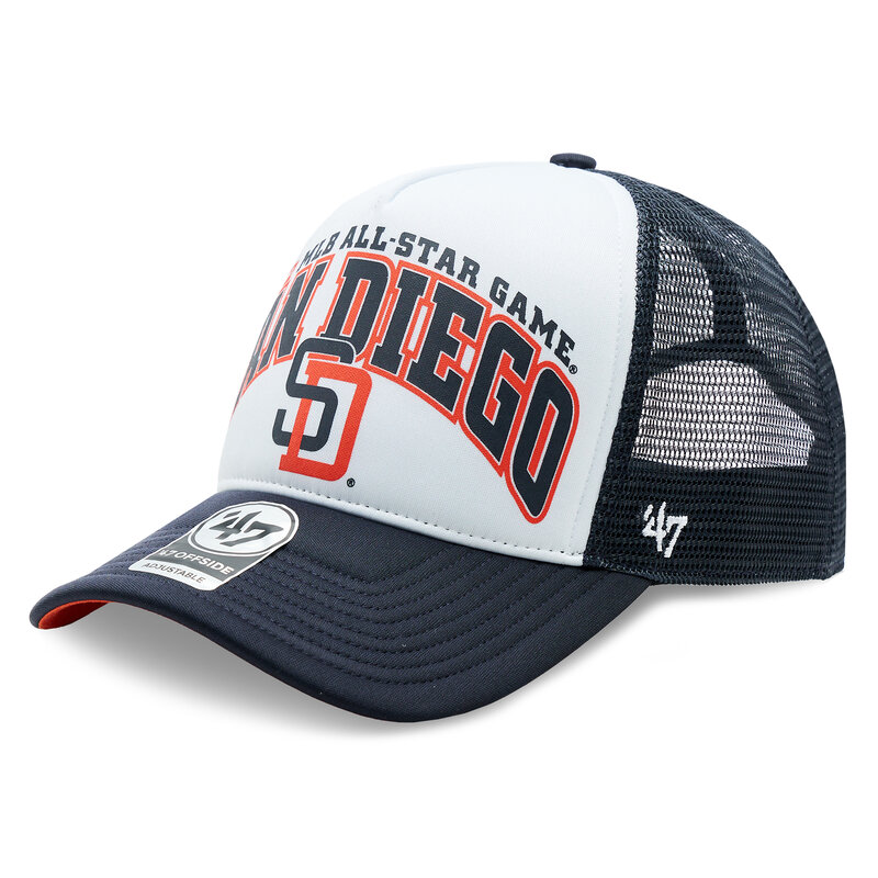 Cap 47 Brand MLB San Diego Padres Foam Champ '47 Offside DT BAS-FOAMC921KPP-NY92 Navy Caps Damen Mützen Mützen Textilien Zubehör