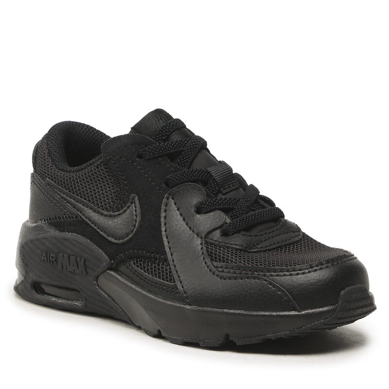 Schuhe Nike Air Max Excee (PS) CD6892 005 Black/Black/Black Rutschschuhe Halbschuhe Jungen Kinderschuhe