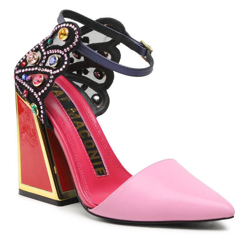 Sandalen Kat Maconie Naira Wild Rose/Multi Alltägliche Sandalen Sandalen Pantoletten und Sandaletten Damenschuhe