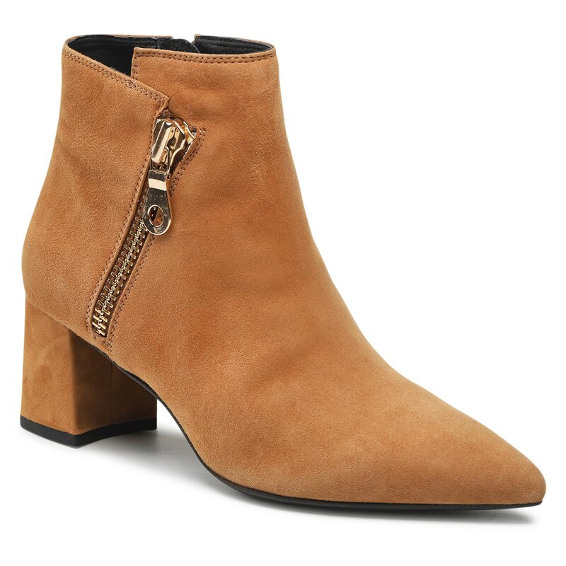 Stiefeletten Geox D Bigliana A D26NMA 00021 C6001 Cognac Boots Stiefel und andere Damenschuhe