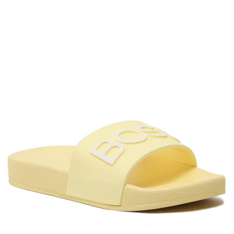 Pantoletten Boss J29325 M Yellow Pantoletten Pantoletten und Sandaletten Jungen Kinderschuhe