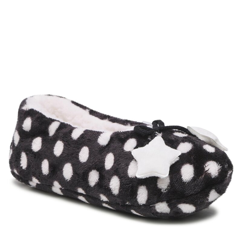 Hausschuhe Perletti 80169 Schwarz Hausschuhe Pantoletten und Sandaletten Mädchen Kinderschuhe