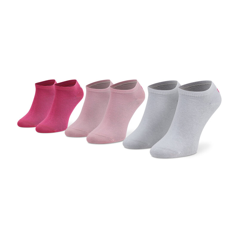 3er-Set hohe Damensocken Fila Calza Invisible F9100 Pink Panther 806 Niedrige Damen Socken Textilien Zubehör