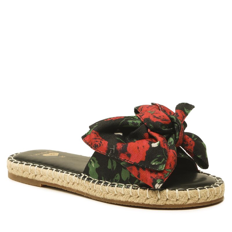 Espadrilles TWINSET 231LBPZAA St.Rose/P.Nero 10320 Espadrilles Pantoletten und Sandaletten Damenschuhe