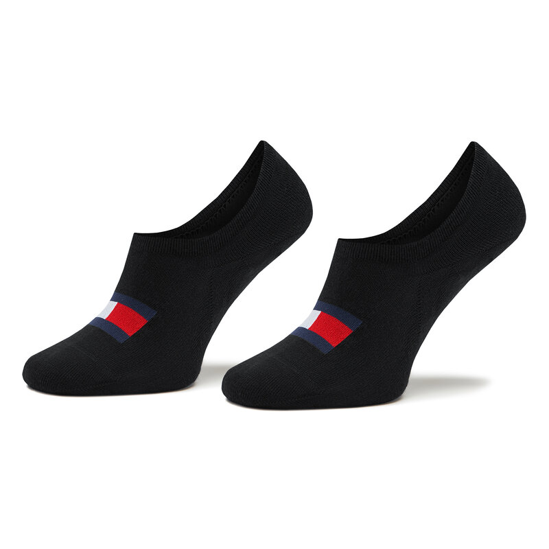 2er-Set Herren Sneakersocken Tommy Hilfiger 701223928 Black 001 Knöchelsocken Herren Socken Textilien Zubehör