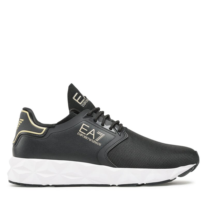 Sneakers EA7 Emporio Armani X8X123 XK300 R347 Black/Gold/White Sneakers Halbschuhe Herrenschuhe ZL10632
